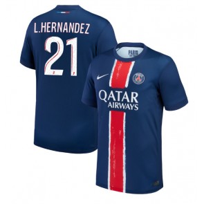 Paris Saint-Germain Lucas Hernandez #21 Hjemmebanetrøje 2024-25 Kort ærmer